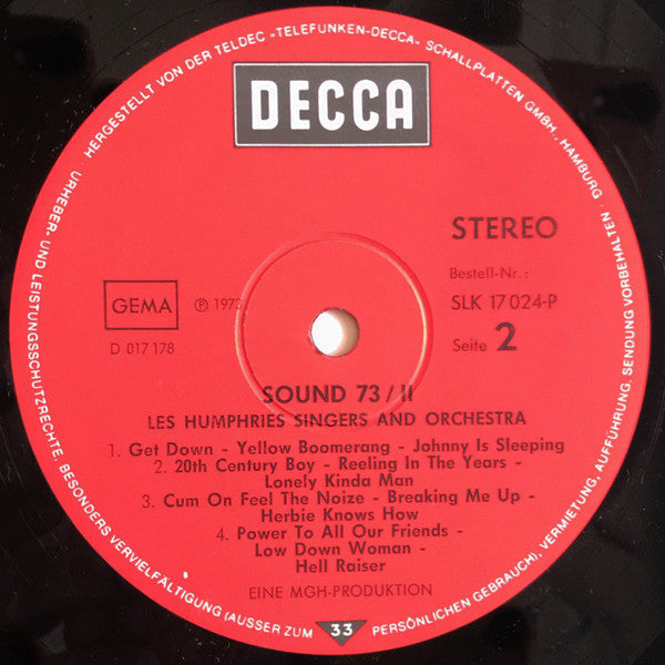 Les Humphries Singers & Orchester Les Humphries : Sound '73/II (LP, Album)