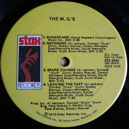 The M.G.'s : The M.G.'s (LP, Promo)