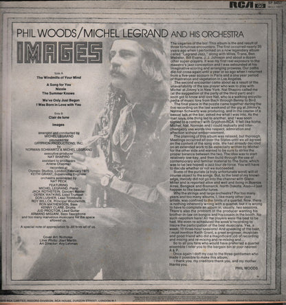 Phil Woods / Michel Legrand Et Son Orchestre : Images (LP, Album)