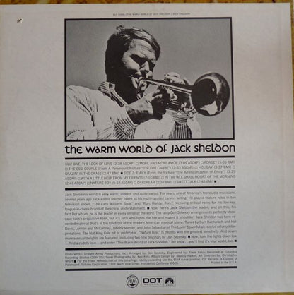 Jack Sheldon : The Warm World Of Jack Sheldon (LP, Album)