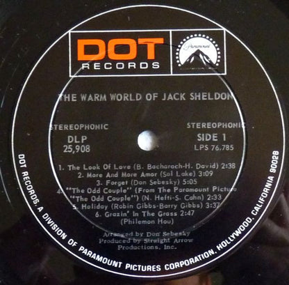 Jack Sheldon : The Warm World Of Jack Sheldon (LP, Album)