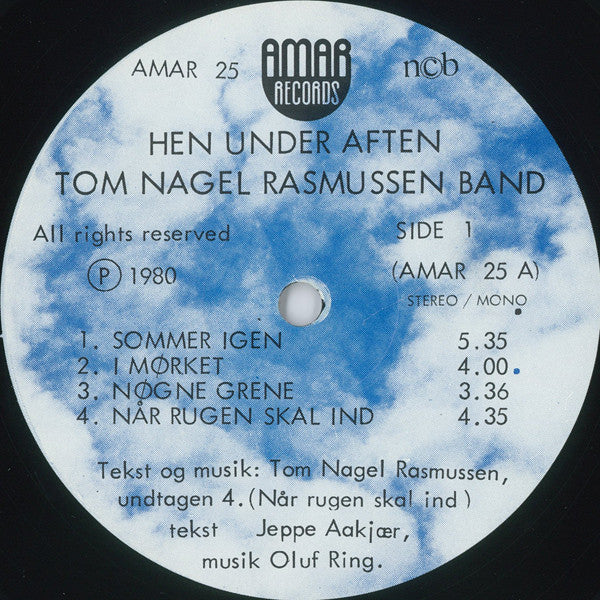 Tom Nagel Rasmussen : Hen Under Aften (LP)