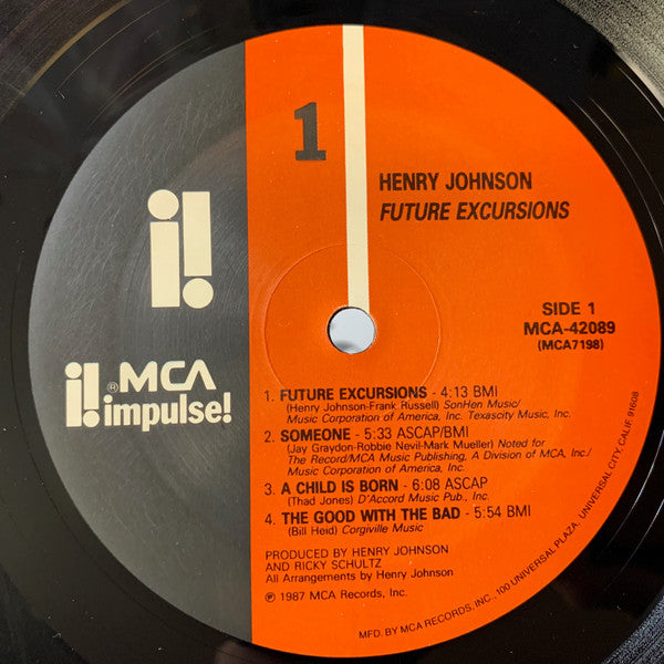 Henry Johnson : Future Excursions (LP, Aud)