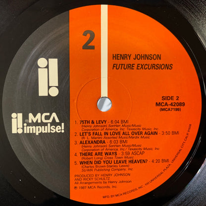 Henry Johnson : Future Excursions (LP, Aud)