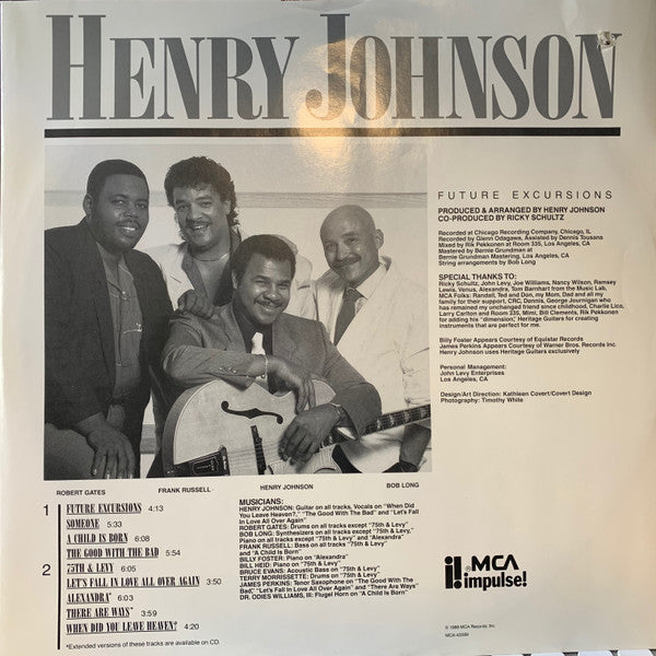 Henry Johnson : Future Excursions (LP, Aud)