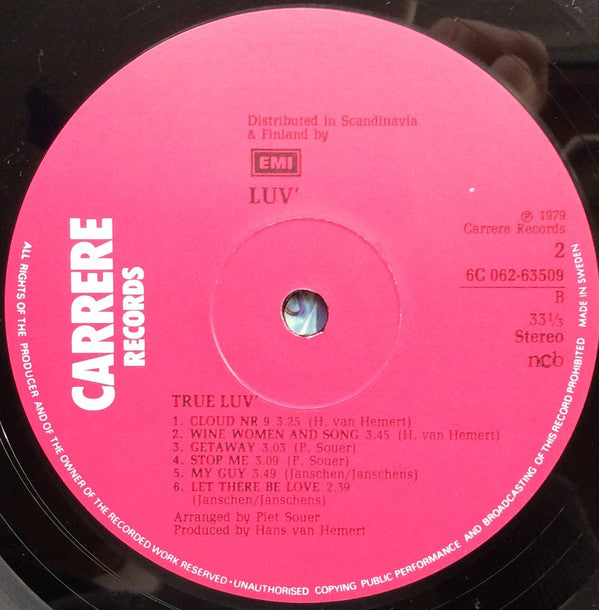 Luv' : True Luv' (LP, Album)