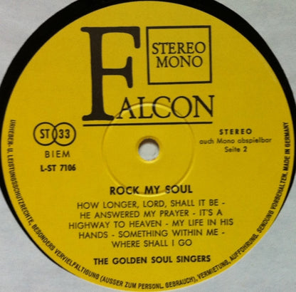 The Golden Soul Singers : Rock My Soul (LP, Album, Mono)