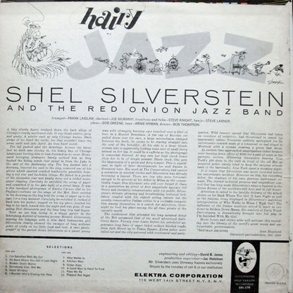 Shel Silverstein And The Red Onion Jazz Band : Hairy Jazz (LP, Album, Mono, 1st)