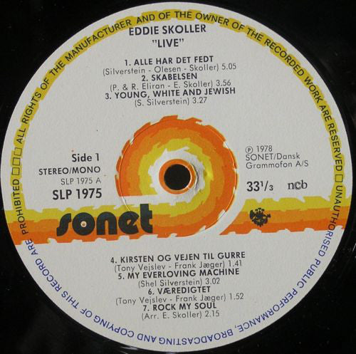 Eddie Skoller : Live (LP, Comp)