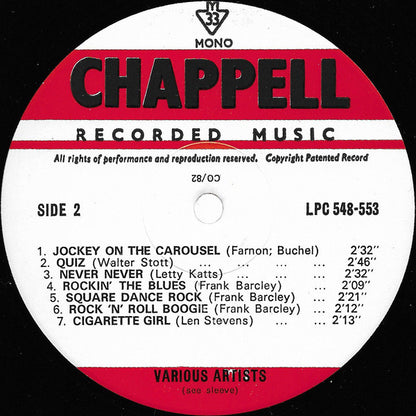 Various : Chappell Recorded Music (LP)