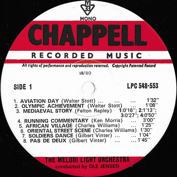 Various : Chappell Recorded Music (LP)