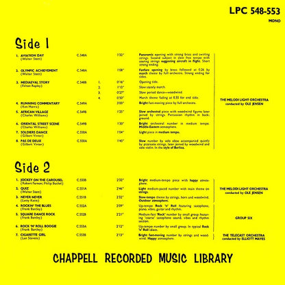 Various : Chappell Recorded Music (LP)