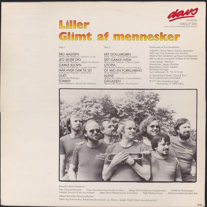 Bjarne "Liller" Pedersen : Glimt Af Mennesker (LP, Album)