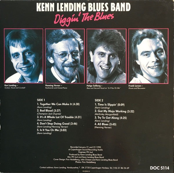 Kenn Lending Blues Band : Diggin' The Blues (LP)