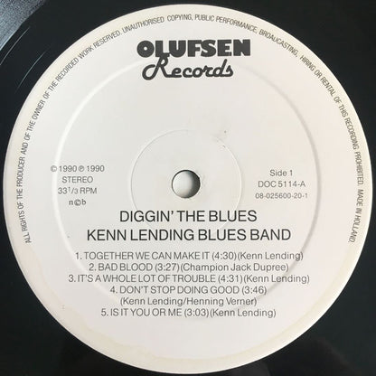 Kenn Lending Blues Band : Diggin' The Blues (LP)