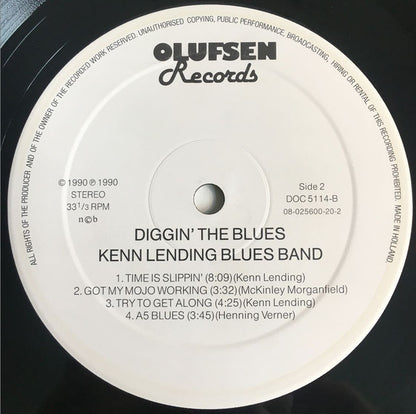 Kenn Lending Blues Band : Diggin' The Blues (LP)