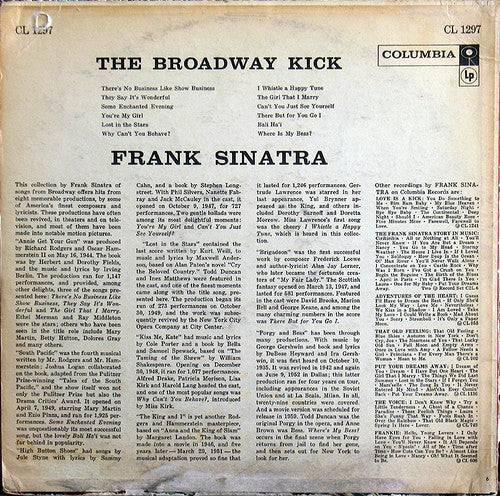 Frank Sinatra : The Broadway Kick (LP, Comp, Mono)