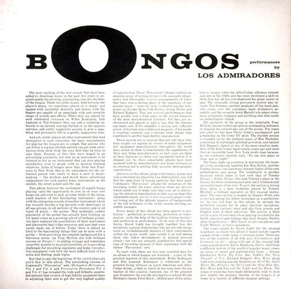 Los Admiradores : Bongos (LP, Album, Mono)