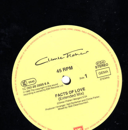 Climie Fisher : Facts Of Love (12")