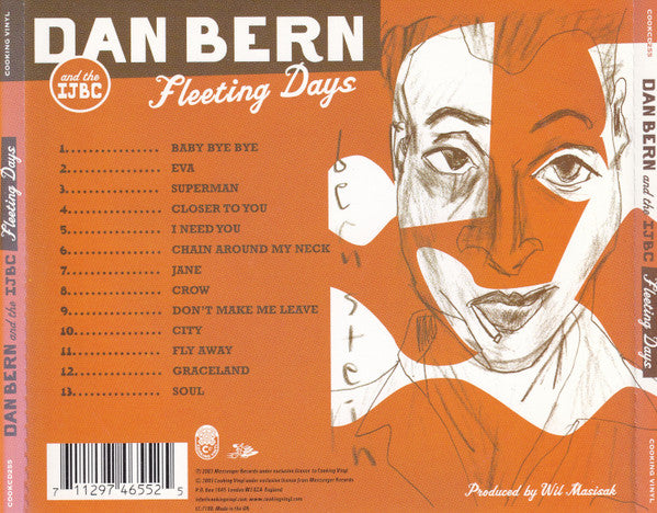 Dan Bern & The IJBC : Fleeting Days (CD, Album)