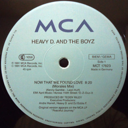 Heavy D. & The Boyz : Now That We Found Love (Morales Remix) (12")