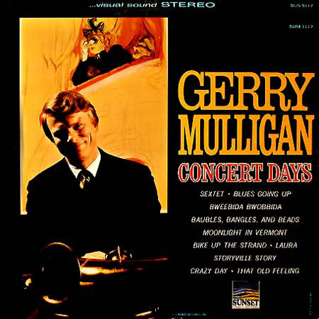 Gerry Mulligan : Concert Days (LP, Comp, Styrene, She)