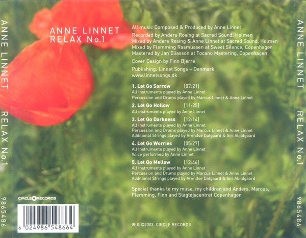 Anne Linnet : Relax No. 1 (CD, Album)