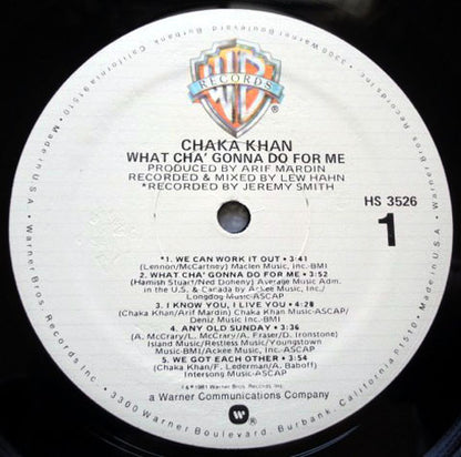 Chaka Khan : What Cha' Gonna Do For Me (LP, Album, Los)