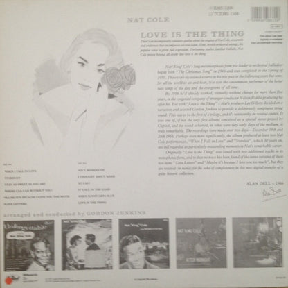 Nat King Cole : Love Is The Thing (LP, Album, RE)