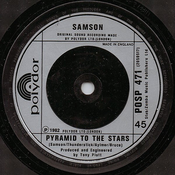 Samson (3) : Losing My Grip (7", Single)