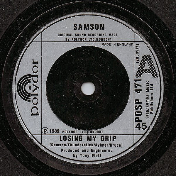 Samson (3) : Losing My Grip (7", Single)