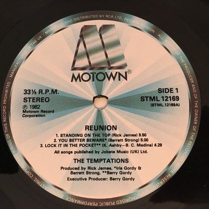 The Temptations : Reunion (LP, Album)