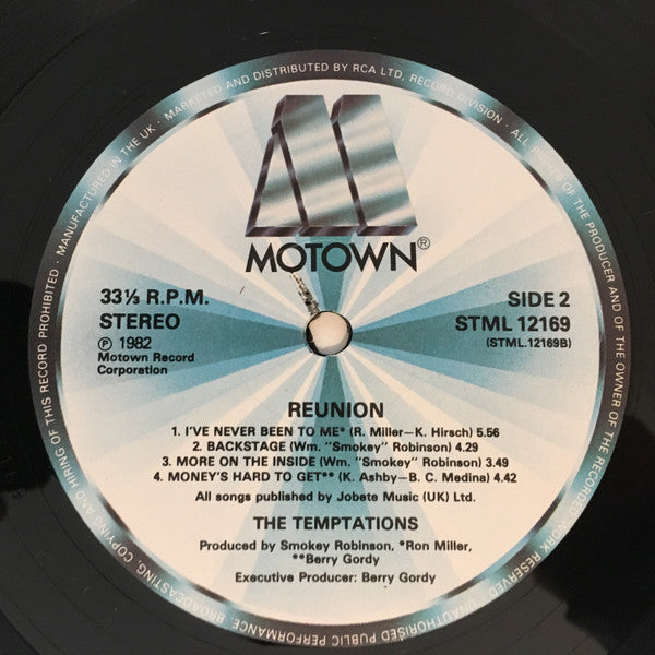 The Temptations : Reunion (LP, Album)