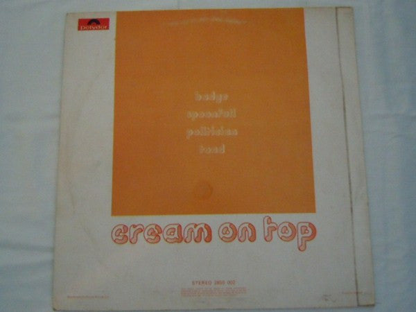 Cream (2) : Cream On Top (LP, Comp)