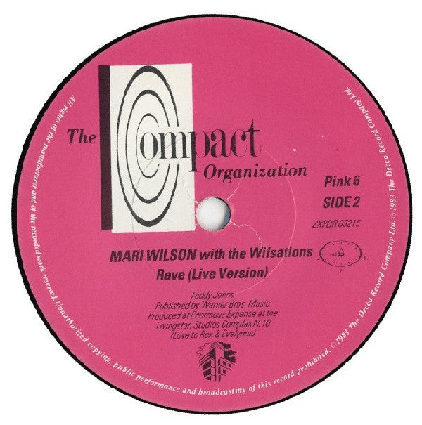 Mari Wilson : Cry Me A River (7", Single, Pap)