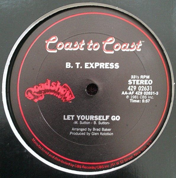 B.T. Express : Let Yourself Go / Cowboy Dancer (12")