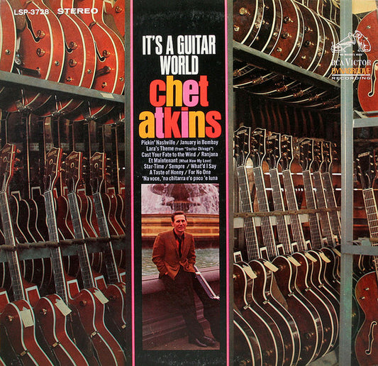 Chet Atkins : It's A Guitar World (LP, Hol)