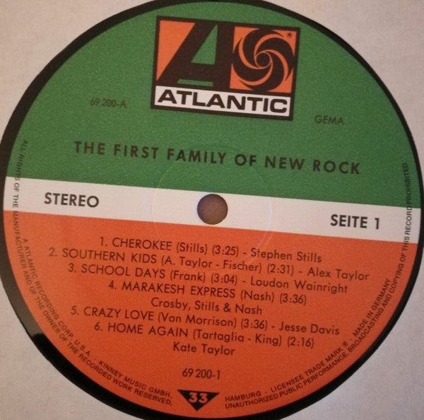 Various : The First Family Of New Rock (2xLP, Comp)