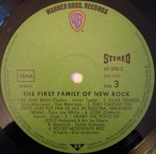 Various : The First Family Of New Rock (2xLP, Comp)