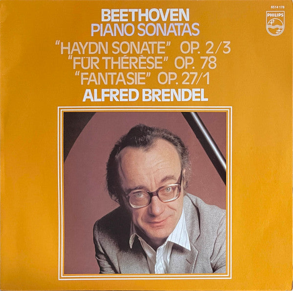 Ludwig van Beethoven / Alfred Brendel : Piano Sonatas "Haydn Sonate" Op. 2/3 – "Für Thèrese" Op. 78 – "Fantasie" Op. 27/1 (LP, Comp)