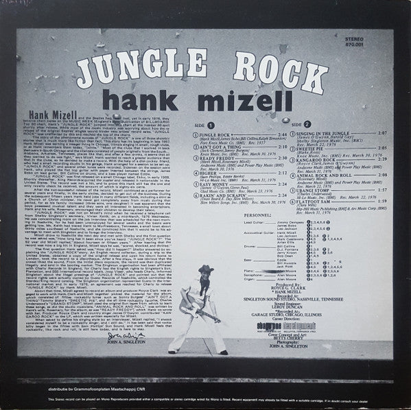 Hank Mizell : Jungle Rock (LP, Album)