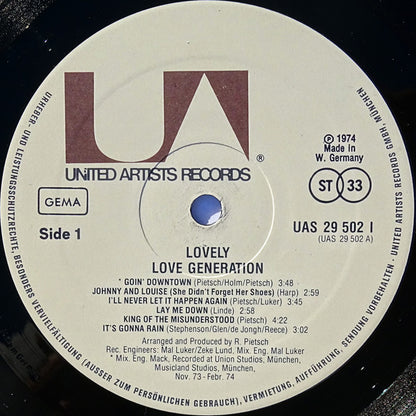 Love Generation : Lovely (LP, Album)