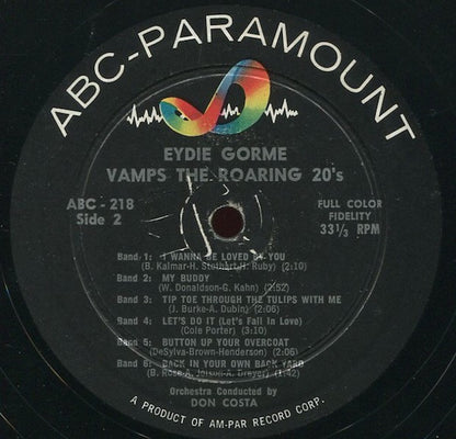 Eydie Gormé : Vamps The Roaring 20's (LP, Album, Mono)