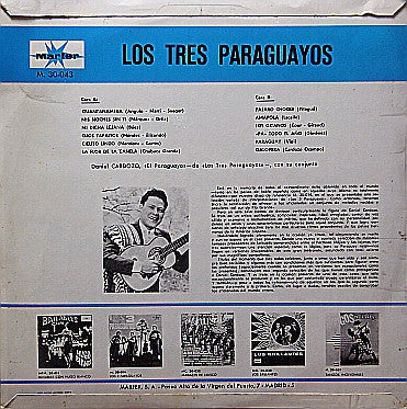 Los 3 Paraguayos : Los Tres Paraguayos (LP, Album)