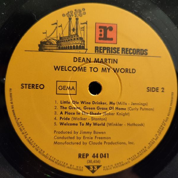 Dean Martin : Welcome To My World (LP)