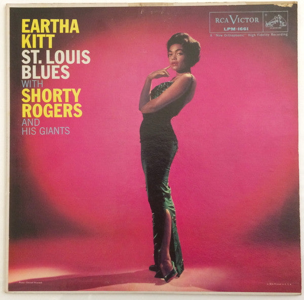 Eartha Kitt With Shorty Rogers And His Giants : St. Louis Blues (LP, Album, Mono)