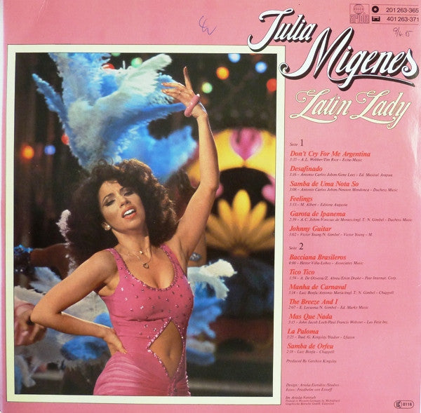 Julia Migenes : Latin Lady (LP, Album)