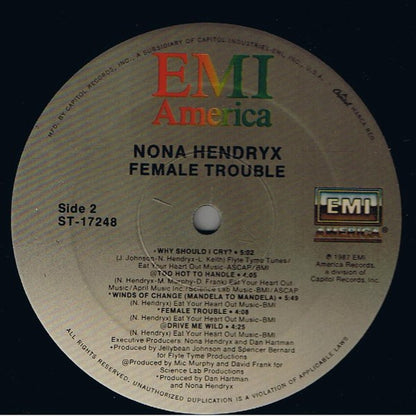 Nona Hendryx : Female Trouble (LP, Album)