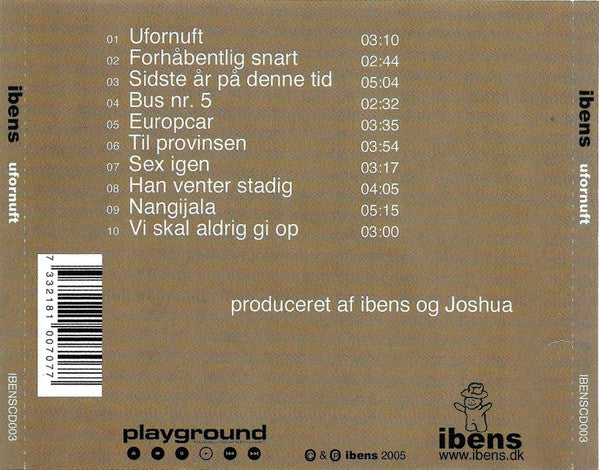 Ibens : Ufornuft (CD, Album)