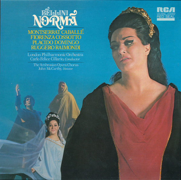 Vincenzo Bellini, Montserrat Caballé, Fiorenza Cossotto, Placido Domingo, Ruggero Raimondi, The London Philharmonic Orchestra, Carlo Felice Cillario, The Ambrosian Opera Chorus, John McCarthy : Norma (Box + 3xLP)